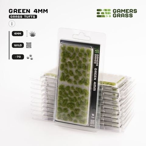 Green 4mm Tufts
