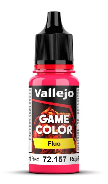 72.157 - Game Color - Fluo - Fluorescent Red, 18ml (103)