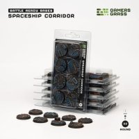 Spaceship Corridor - Battle Ready Round Bases, 32mm
