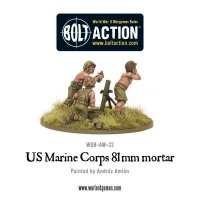 USMC 81mm Mortar Team