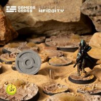 Infinity - Dunes of Bourak - Round 25mm Battle Ready Bases