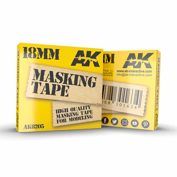 AK8205 - Masking Tape 18mm x 20m