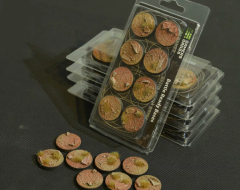 Battle Ready Bases - Badlands - Round, 32mm (8)