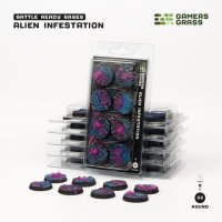 Alien Infestation - Battle Ready Round Bases, 32mm