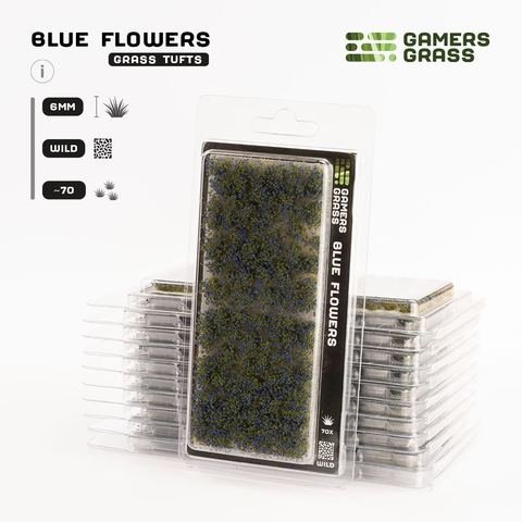 Blue Flowers Tufts