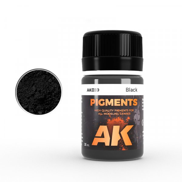 AK039 - Pigments - Black, 35ml
