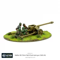 Waffen SS 75mm PaK 40 anti-tank gun