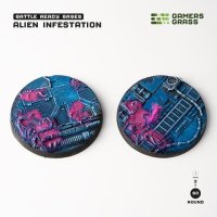 Alien Infestation - Battle Ready Round Bases, 60mm