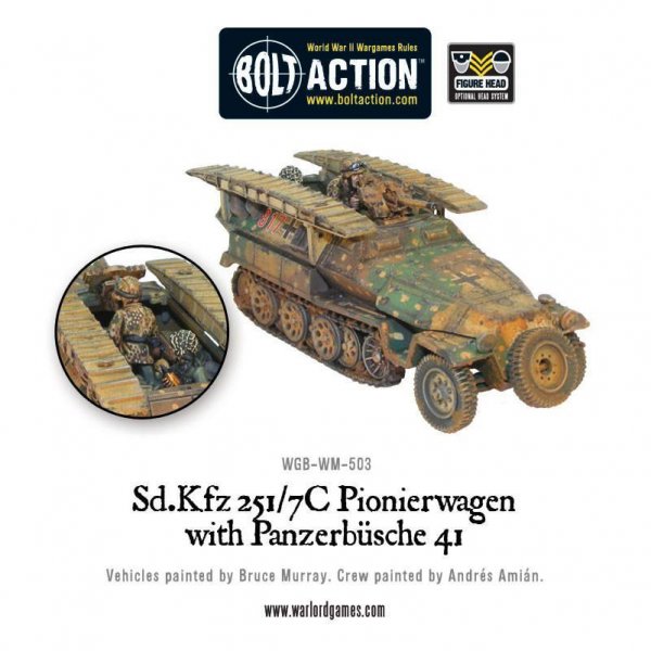 Sd.Kfz 251/7C Pionierwagen with Panzerbüsche 41