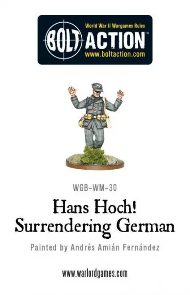Hans Hoch! Surrendering German
