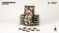 Battle Ready Bases - Winter - Round, 28mm (8)