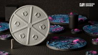 Alien Infestation - Battle Ready Round Bases, 90mm