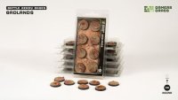 Battle Ready Bases - Badlands - Round, 28mm (8)