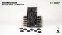 Spaceship Corridor - Battle Ready Round Bases, 28mm