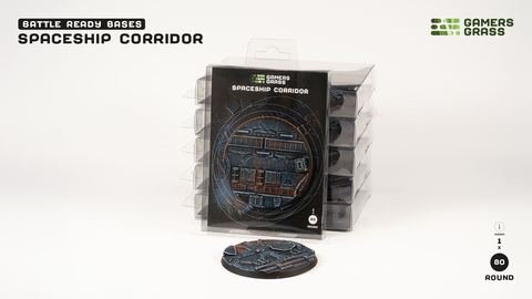 Spaceship Corridor - Battle Ready Round Bases, 80mm