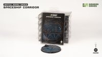 Spaceship Corridor - Battle Ready Round Bases, 90mm