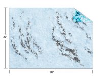 Monster Scenery - Ice Floe / Frozen Tundra - 22"x30" Game Mat