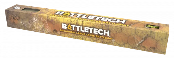 BattleTech - Savannah: Large Lakes Battlemat