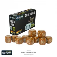 Bolt Action - Order Dice - Brown