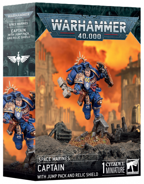 48-102 - Captain with Jump Pack and Relic Shield