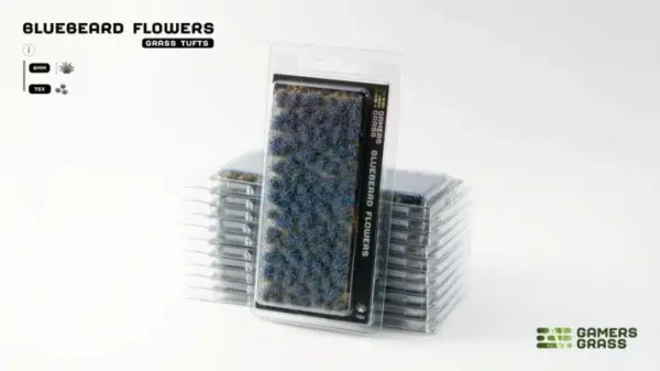 Bluebeard Flowers Tufts
