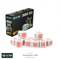 Bolt Action - Order Dice - White