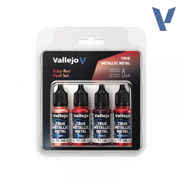 77.254 - Ruby Red Paint Set - True Metallic Metal