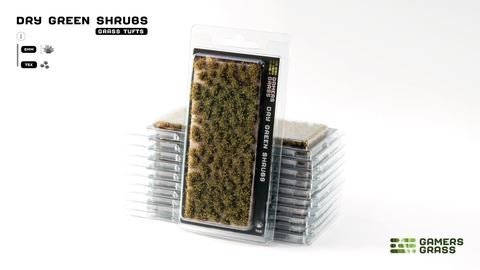 Dry Green Shrubs Tufts