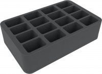 70mm Half-Size-Schaumstoffeinlage mit 16 Fächern