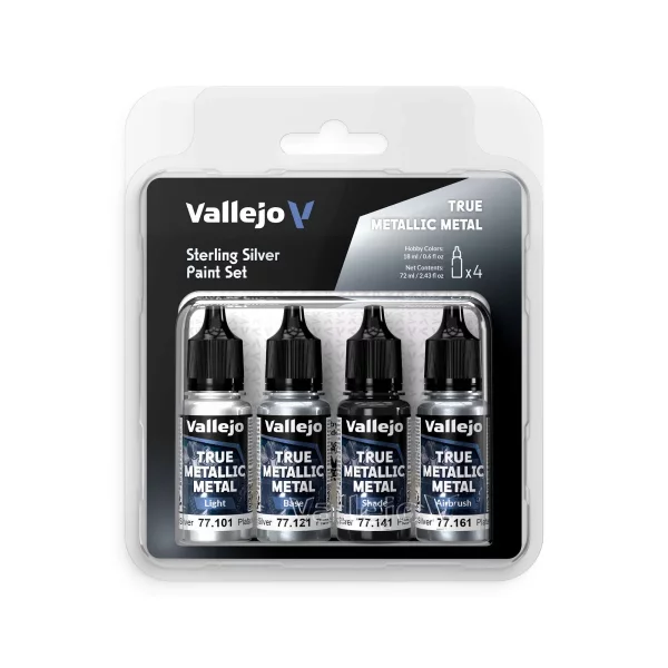 77.251 - Sterling Silver Paint Set - True Metallic Metal