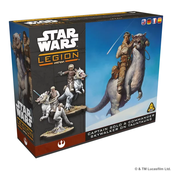 Captain Solo & Commander Skywalker on Tauntauns
