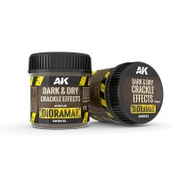 AK8032 - Dark & Dry Crackle Effects, 100ml