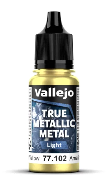 77.102 - True Metallic Metal - Light - Radiant Yellow