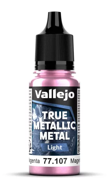77.107 - True Metallic Metal - Light - Crimson Magenta