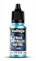 77.112 - True Metallic Metal - Light - Hydra Turquoise