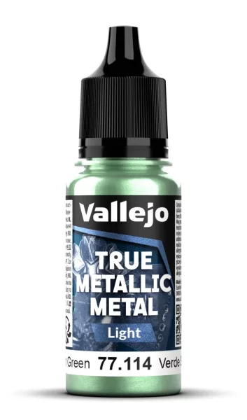 77.114 - True Metallic Metal - Light - Dusken Green