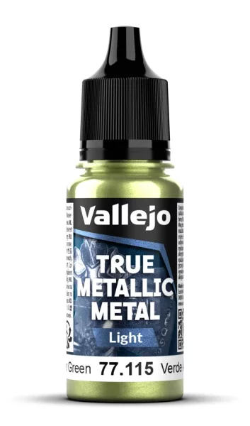 77.115 - True Metallic Metal - Light - Amber Green