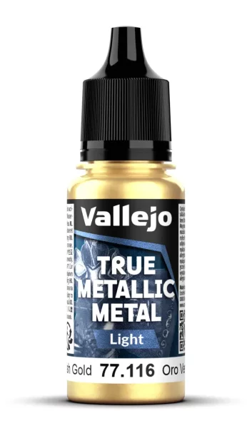 77.116 - True Metallic Metal - Light - Greenish Gold