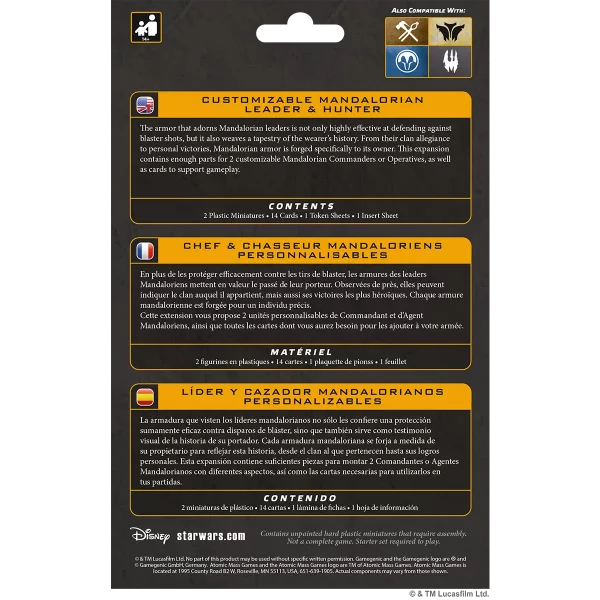 Customizable Mandalorian Leader & Hunter