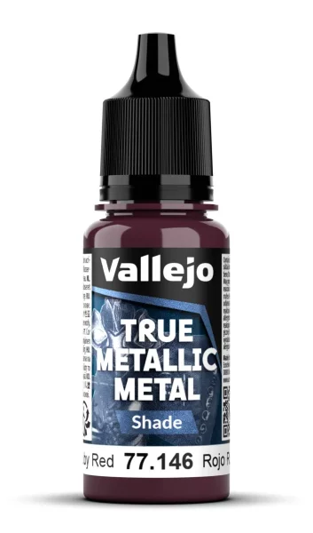 77.146 - True Metallic Metal - Shade - Ruby Red