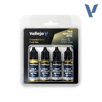 77.267 - Greenish Gold Paint Set - True Metallic Metal