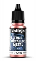 77.106 - True Metallic Metal - Light - Ruby Red