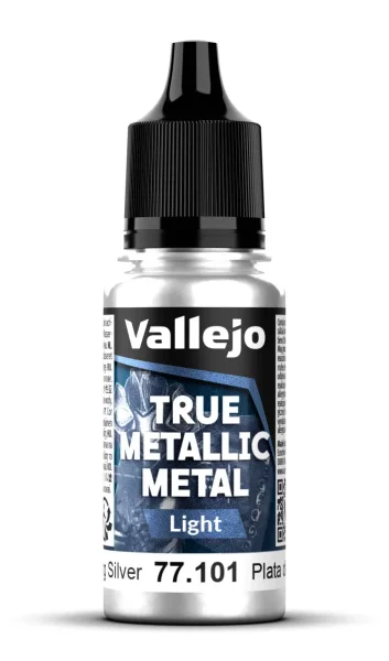 77.101 - True Metallic Metal - Light - Sterling Silver