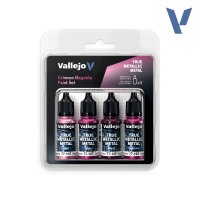 77.261 - Crimson Magenta Paint Set - True Metallic Metal