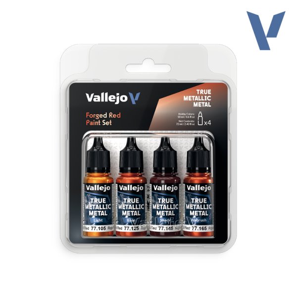 77.260 - Forged Red Paint Set - True Metallic Metal